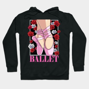 Ballet Dancer Ballerina Pointe Shoes Dance Hoodie